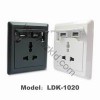 萊迪克USB充電接口墻壁插座-裝修必備！